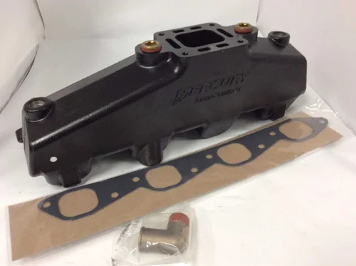 OEM MerCruiser 454 or 502 Ceramic Coated Exhaust Manifold 807078T10 89011