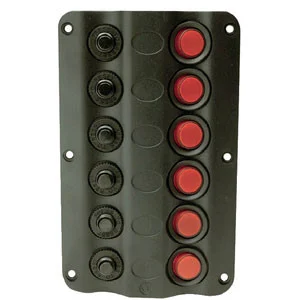 Seachoice Switch Panel LED 6 Gang 12331