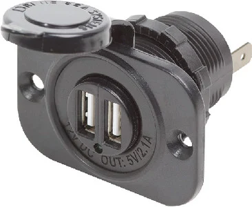 Seachoice - Dc 12v Socket Dual Usb - A13-222BPS1-BB3