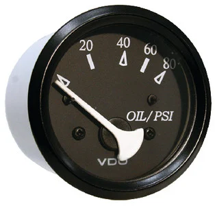 Seachoice - Oil Pressure Gage Blk/blk - 50-15221