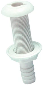 Seachoice - 4-long Thru-hull 3/4 -wht Pla - 18161