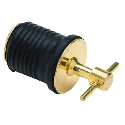 Seachoice Marine Boat Drain Plug-1 1/4 -Twist-Brass 18861