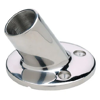 Seachoice 60Deg Round Base Fitting-7/8 -SS 37791