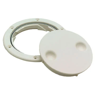 Seachoice Twist Deck Plate-4-Artic White 39261
