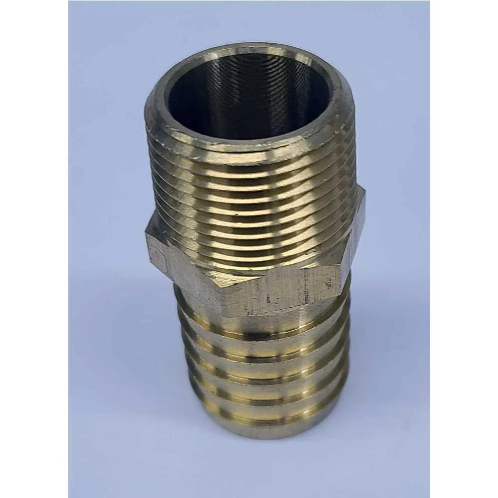 Barb Thermostat Housing Hose Barb Brass Fitting 3/4 Inch NPT X 1 Inch BARR OEM 50-512-020
