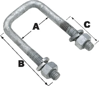 Seachoice - Sq U 7/16 -14x1-9/16 X3-9/16 B - 57200