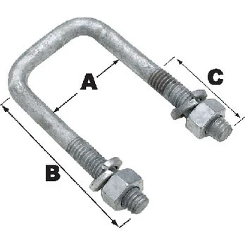 Seachoice Square U 7/16-14 x 3-1/16 x 4-5/16 57231