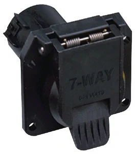 Seachoice - 7-way Round Car Side Connector - 50-57861