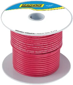 Seachoice - 18 Awg Red 100' - 50-63143