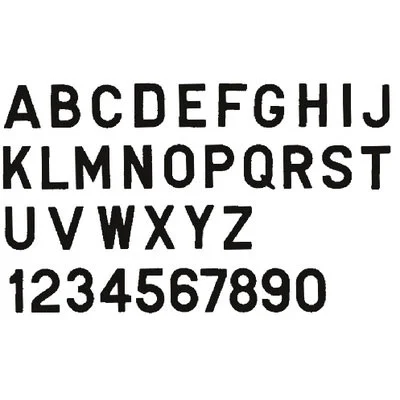 Seachoice Gothic Letter-Black F-10Pack 74181