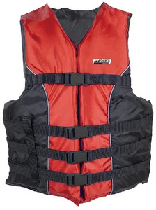Seachoice - 4-belt Ski Vest Red 4xl/5xl - 3440-RED-4X/5X-85400