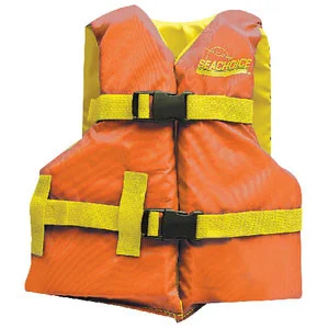 Seachoice Orange/Yellow Youth Vest 25-29 86190