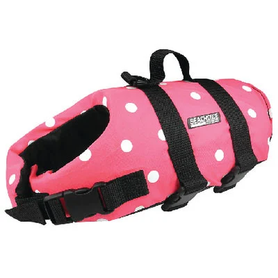 Seachoice Dog Vest Pink Polka XXS To 6Lb Dv-2XS-86360