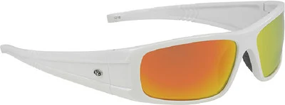 Yachters Choice Products - Striper Wht Frame Red Mirror - 43073