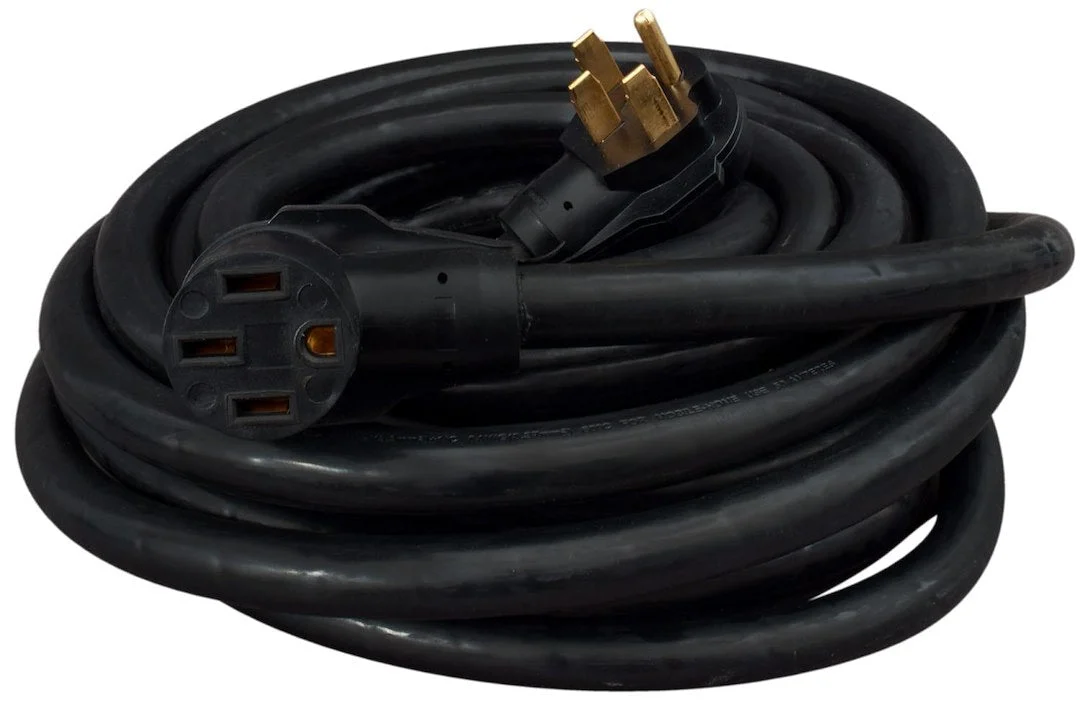 50A 50' Ext Cord Black Bulk – Marine Electrical Replacement Part