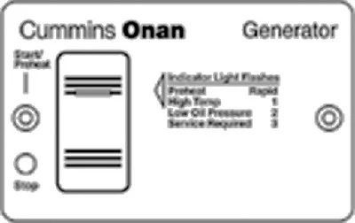 Onan (Cummins) - Remote Control Switch Only - 300-4942