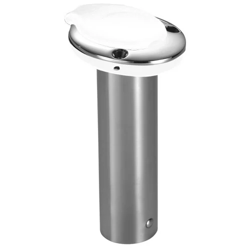 Attwood Marine Flush Mount Rod Holder 0 Deg SS 66364W7