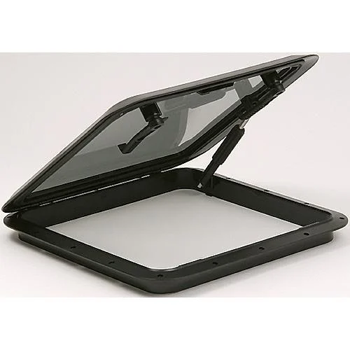 Bomar Hatch Package With Trim Ring & Screen Black Smoked Acrylic Lens G9271111