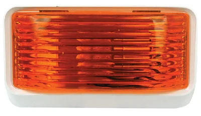 FulTyme RV - Porch Ligt Sq W/o Swtch Amber - 590-1115