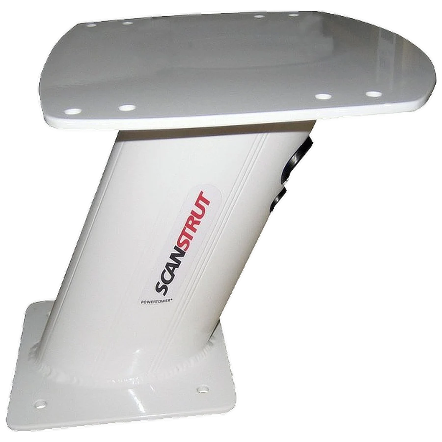 Scanstrut 10" PowerTower® Aluminum - Aft Raked APT f/2/4kW Raymarine, Garmin & Navico BR24