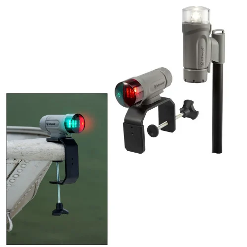 Attwood Marine Port Nav Light Tele Gray 14194-7