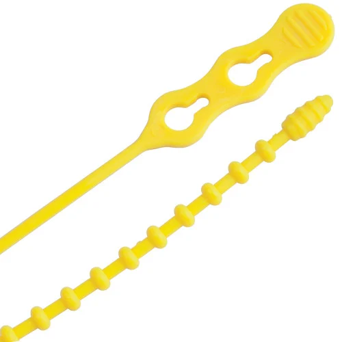 Ancor 12 Yellow Beaded Cable Tie 15/Pk 199291