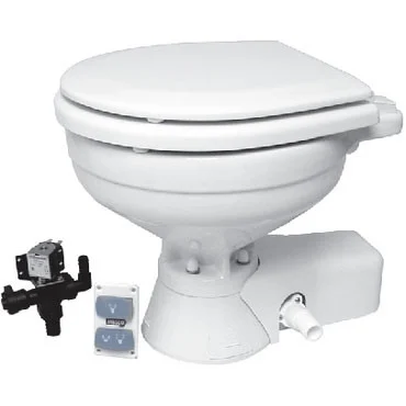 Jabsco Quiet Flush Toilet with Pump 12V 372450092