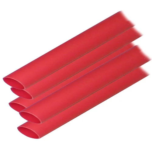 Ancor Heatshrink Tube 1/2X12 Red 5Pk 305624