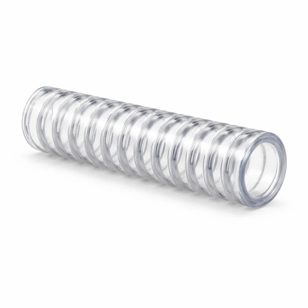 Extra Heavy Duty Clear Vacuum Hose with Bead - Marine Bilge Hose (per foot)