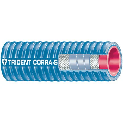 Trident Hose 2 Blue Corrg Sil Exhaust Hose 252V2004