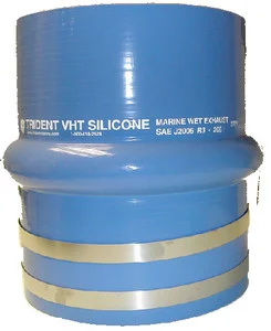 Trident hose - 3-1/2 Blu Sill Hb Hump/clmps - 272V3120SS
