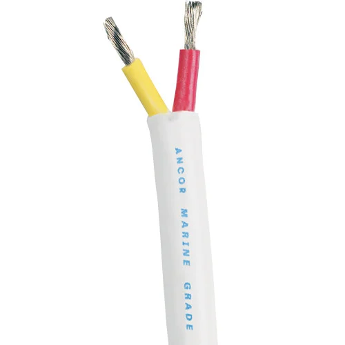 Ancor 14/2 White Round Duplex Cable 100' 126510