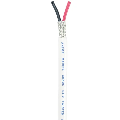 Ancor 14/2 White Twisted/Shield 100' 141410