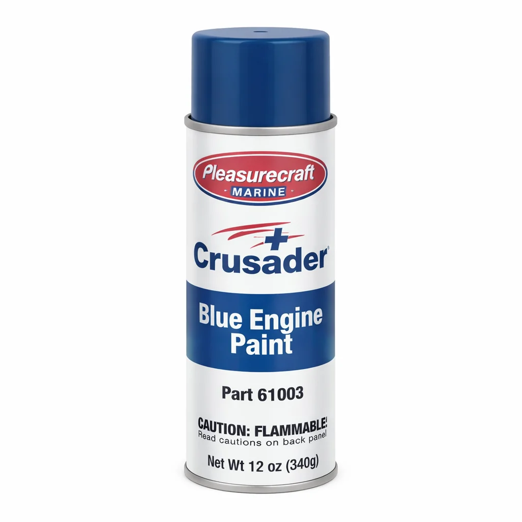 Crusader Blue Engine Paint - Pleasurecraft Marine - 61003