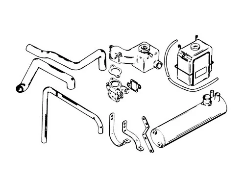 OEM Quicksilver/Mercury Closed Cooling Kit 61086A11