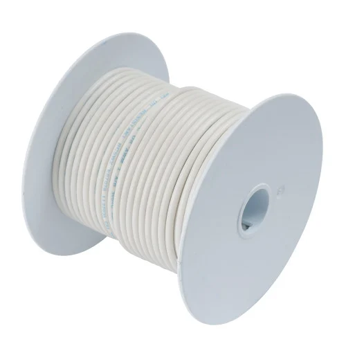 Ancor 8 Ga White Tinned Wire 100' 111710
