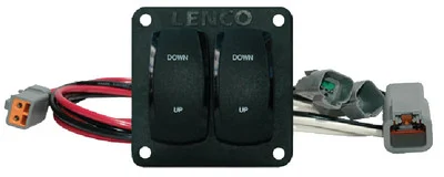 Lenco - Switch Double Rocker For Trim - 10222-211D