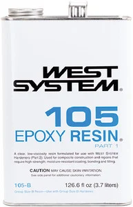 West System - Resin - 4.35 Gallon - 105-C