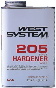 West System - Hardener - .86 Quart - 205B