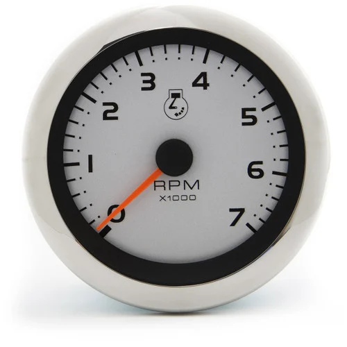 Sierra Tachometer 7K Argent 5 65536P
