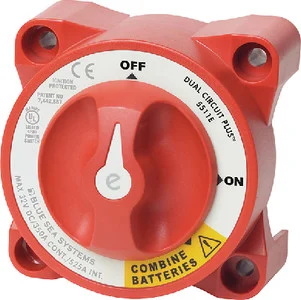 Blue Sea Systems - Switch Battery E Dual Ckt Plus - 5511E