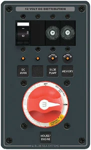 Blue Sea Systems - Panel Dc Batt Mgt Mini Dual - 8686