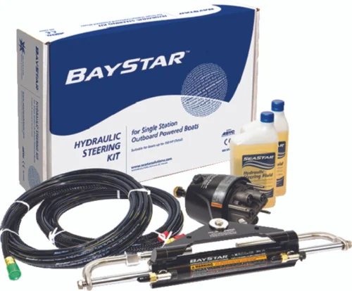 SeaStar HK4200A-3 BayStar Compact Hydraulic Steering System Complete Kit 20ft Hoses
