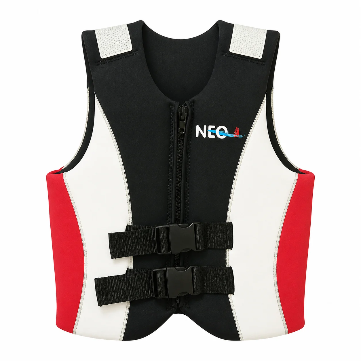 LALIZAS Neo Buoyancy Aid 50N | Adult 70–90kg | 71071 | Neoprene White/Red/Black