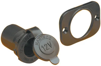 Parkpower by Marinco - Deluxe 12v Receptacle Only - 12VRCRV