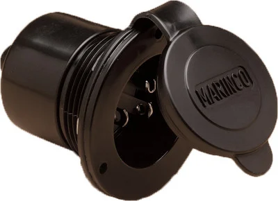 Parkpower by Marinco - 15amp 125v Straight Blade Blk. - 150BBI.RV