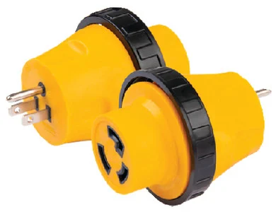 Parkpower by Marinco - 15a Male-30a Tl Female Adapter - 1530RVTLA