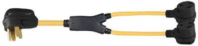 Parkpower by Marinco - Y Adpt - 50a M To (2) 30a F - 503030YA