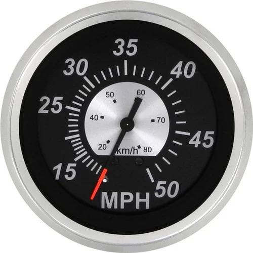 Sierra Black Sterling Speedo Kit 50Mph 68960P