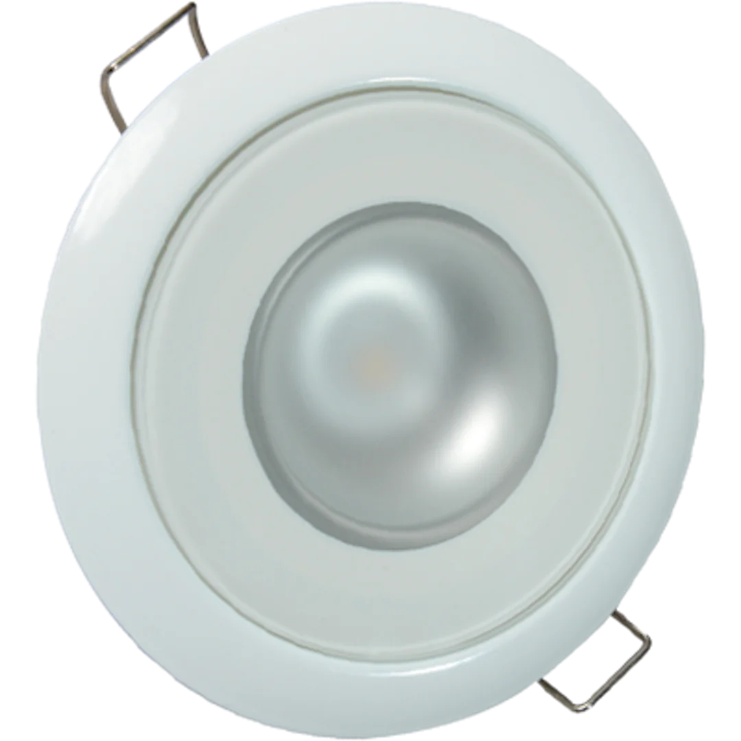 Lumitec Mirage Flush Mount Down Light Spectrum RGBW - White Housing